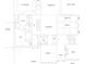 First floor architectural drawing with kitchen, Primary bedroom, great room, dining and foyer at 1257 Pj East Rd, Covington, GA 30014