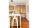 Modern kitchen with white countertops and wooden cabinets at 673 Windsor Sw St, Atlanta, GA 30310