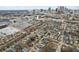 Aerial view of the neighborhood and surrounding Atlanta skyline at 577 Reed Se St, Atlanta, GA 30312