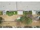 Overhead view of private backyards with patios and landscaping at 577 Reed Se St, Atlanta, GA 30312