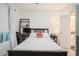 Bedroom with a double bed, window, and ceiling fan at 821 Ralph Mcgill Ne Blvd # 2113, Atlanta, GA 30306