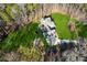 Aerial view showing house and expansive backyard at 3505 Moss Landing Rd, Acworth, GA 30102