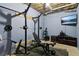 Basement gym with weight rack, bench, and other exercise equipment at 3505 Moss Landing Rd, Acworth, GA 30102