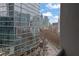 City balcony with great views of surrounding buildings and downtown at 1080 Peachtree Ne St # 804, Atlanta, GA 30309