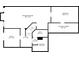 Basement floor plan showing layout of recreation room, bedroom, office, electrical room, storage and bathroom at 2035 Walnut Creek Xing, Alpharetta, GA 30005