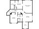 Second floor plan showing layout of primary bedroom, bathrooms, walk in closets and secondary bedrooms at 2035 Walnut Creek Xing, Alpharetta, GA 30005