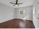 Bright bedroom featuring hardwood floors and a window at 1664 Columbia Dr, Decatur, GA 30032