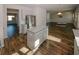 Well-designed kitchen island featuring granite countertops and convenient storage space at 3573 Stonebranch Ln, Loganville, GA 30052