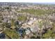 Aerial view of a residential neighborhood with trees at 4392 Overlook Dr, Acworth, GA 30101