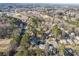 Aerial view of a neighborhood featuring various houses at 4392 Overlook Dr, Acworth, GA 30101