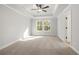 Spacious bedroom with carpeted floor and ceiling fan at 731 Stickley Oak Way, Woodstock, GA 30189