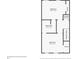 Layout of the second floor featuring two bedrooms, bathroom, closet, and laundry at 245 Winding River Dr # E, Atlanta, GA 30350