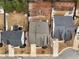 Three homes in a neighborhood, viewed from above at 3578 Crayton Glen Way, Buford, GA 30519