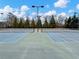 Two well-maintained tennis courts at 3578 Crayton Glen Way, Buford, GA 30519