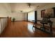 Spacious loft area with hardwood floors and a home office setup at 4053 Chapel Mill Bnd, Decatur, GA 30034