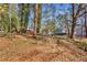 Wooded backyard with view of neighboring houses at 1271 Lorenzo Sw Dr, Atlanta, GA 30310