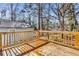 Spacious wooden deck with backyard view at 1271 Lorenzo Sw Dr, Atlanta, GA 30310