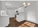 White kitchen features stainless steel appliances and quartz countertops at 1271 Lorenzo Sw Dr, Atlanta, GA 30310