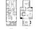 Three-story floor plan with garage, terrace, and rooftop deck at 225 Mayfair Ct, Alpharetta, GA 30009