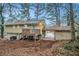 House back view, deck and carport at 2876 Battle Forrest Dr, Decatur, GA 30034