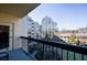 Private balcony offers views of the courtyard and surrounding buildings at 1800 Clairmont Lk # 413, Decatur, GA 30033
