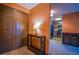 Hallway view showcases the entry door with access to a kitchen and dining area at 1800 Clairmont Lk # 413, Decatur, GA 30033