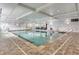 Indoor pool area with ample space, clear water, and easy access features at 1800 Clairmont Lk # 413, Decatur, GA 30033