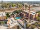 Aerial view of the community, highlighting the pool area at 170 Boulevard Se # H-221, Atlanta, GA 30312