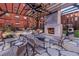 Cozy outdoor fireplace and seating area at 170 Boulevard Se # H-221, Atlanta, GA 30312