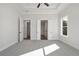 Main bedroom with access to en-suite bathroom and walk-in closet at 2615 Yellowstone Farm Dr, Cumming, GA 30028