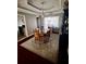 Bright dining room with hardwood floors and a wooden table at 1299 Stampmill Way, Lawrenceville, GA 30043