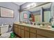 Bathroom boasts double sinks and a large vanity at 2046 Kinridge Ct, Marietta, GA 30062