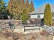 Community space featuring benches, a mailbox, landscaping, and a paved area at 1565 Horseshoe Creek Ln, Cumming, GA 30041