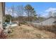 Large backyard with a wooden fence and plenty of space at 546 Paden Dr, Lawrenceville, GA 30044