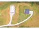 Aerial view of house and expansive lot at 350 Taylor Path, Dallas, GA 30157