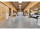 Extra large garage with multiple roll-up doors at 350 Taylor Path, Dallas, GA 30157