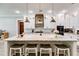 Modern kitchen with white cabinets, granite countertops, and a large island at 350 Taylor Path, Dallas, GA 30157