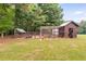 Barnyard with shed and animal enclosures at 350 Taylor Path, Dallas, GA 30157