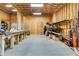 Spacious workshop with ample storage and workbench at 350 Taylor Path, Dallas, GA 30157