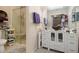 Bathroom features a walk-in shower and modern vanity at 303 Breezy Hill Walk, Stockbridge, GA 30281