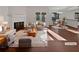 Staged living room featuring neutral colors and cozy furniture at 2268 Turtle Club Ne Dr, Marietta, GA 30066