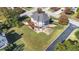 Aerial view of a house with large deck at 4851 Planters Walk, Douglasville, GA 30135