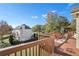 Deck overlooks the backyard and neighboring homes at 4851 Planters Walk, Douglasville, GA 30135