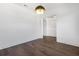 Formal dining room with hardwood floors and neutral decor at 3921 Enclave Way, Tucker, GA 30084