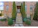 Stone steps leading to the front entrance of the townhome at 2022 Heathermere Way, Roswell, GA 30075