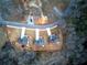 High angle aerial view of the new construction homes featuring private driveways and large lots at 96 Rome St, Temple, GA 30179