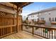 Spacious deck with wooden railings, offering views of the community at 4223 Deming Cir, Atlanta, GA 30342