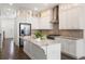 Modern kitchen with white cabinets, granite counters, and stainless steel appliances at 4223 Deming Cir, Atlanta, GA 30342