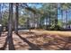 Wooded backyard with bird feeder and fence at 340 Annslee Cir, Loganville, GA 30052