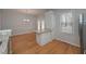 Bright dining area with hardwood floors and access to deck at 5146 Manerdale Se Dr # 4, Atlanta, GA 30339